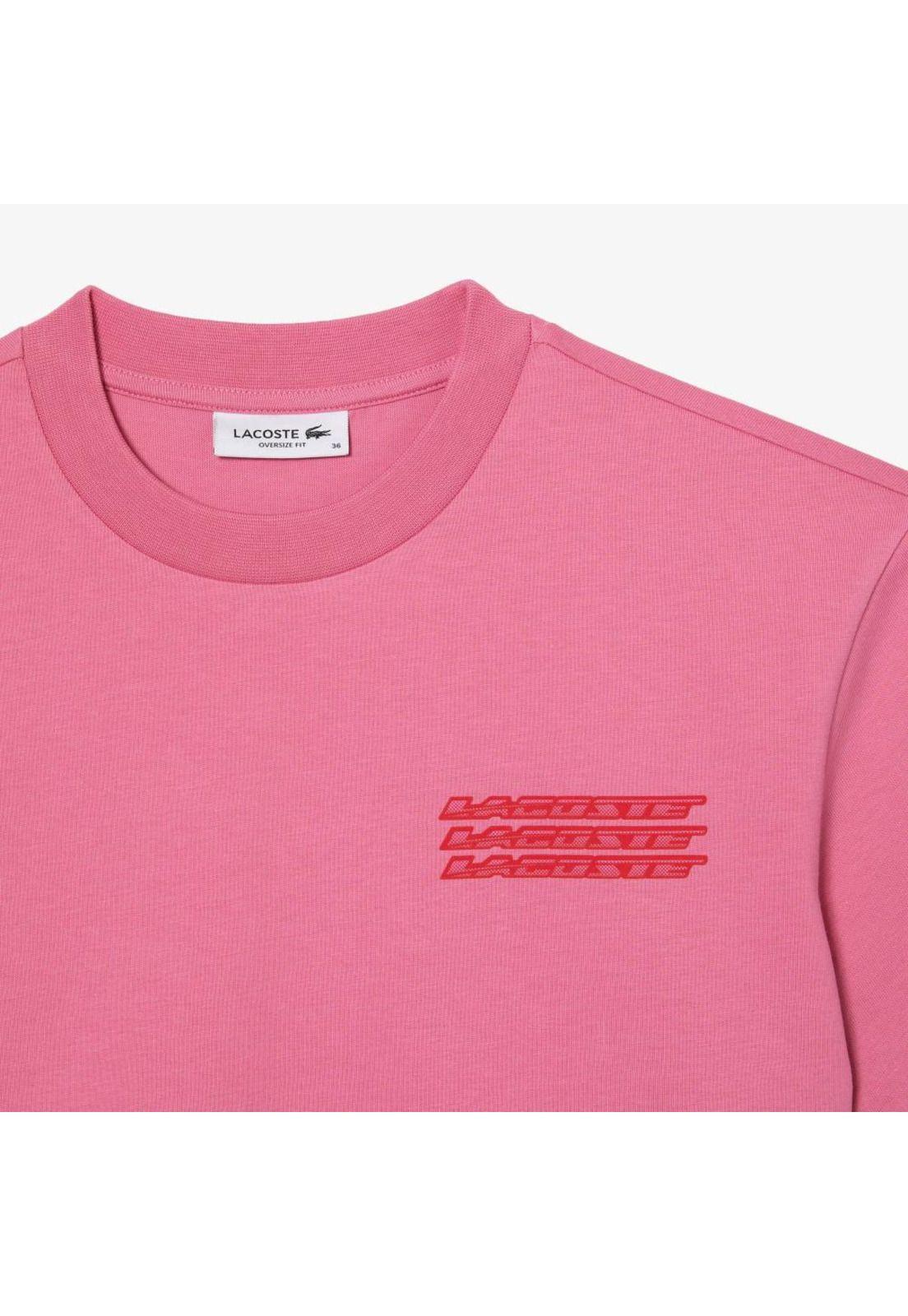 Polera Lacoste TF5599 Mujer Rosa-3