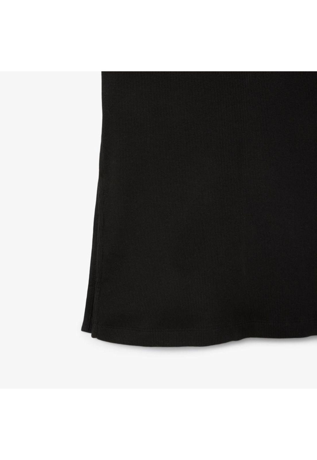 Vestido Manga Corta Mujer Lacoste EF9622 Negro-2