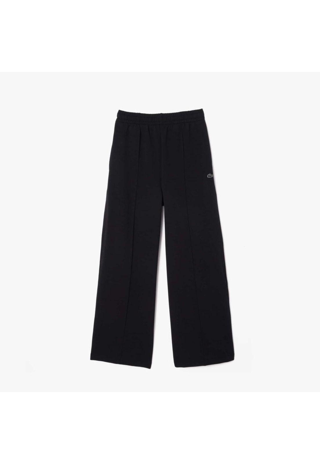 Jogger Buzo Mujer Algodón Lacoste XF7374 Negro-0
