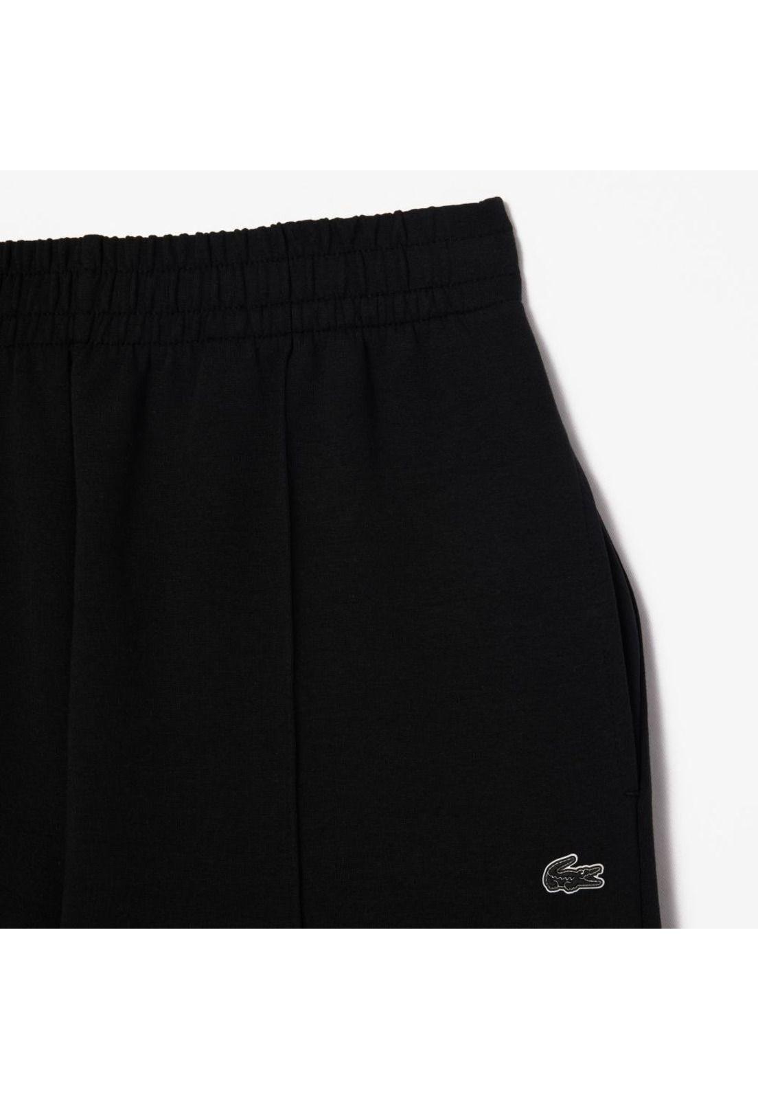 Jogger Buzo Mujer Algodón Lacoste XF7374 Negro-4
