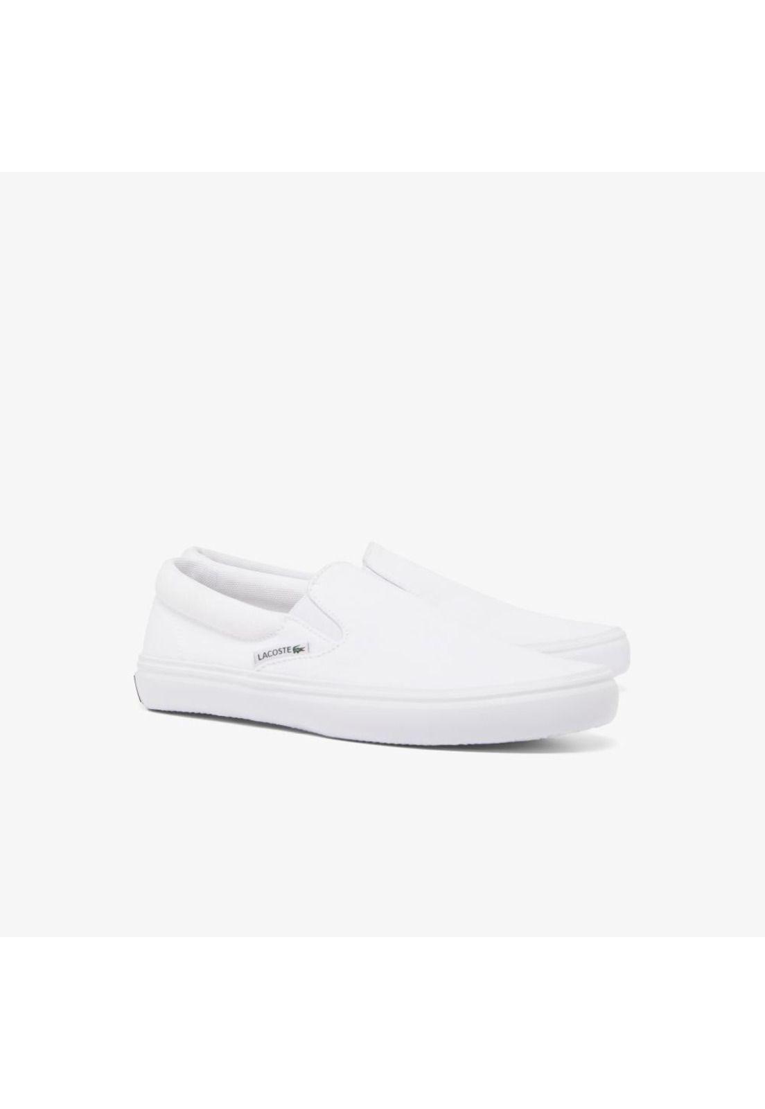 Zapatilla Urbana Hombre SLIP-ON BASE Blanco Lacoste-1