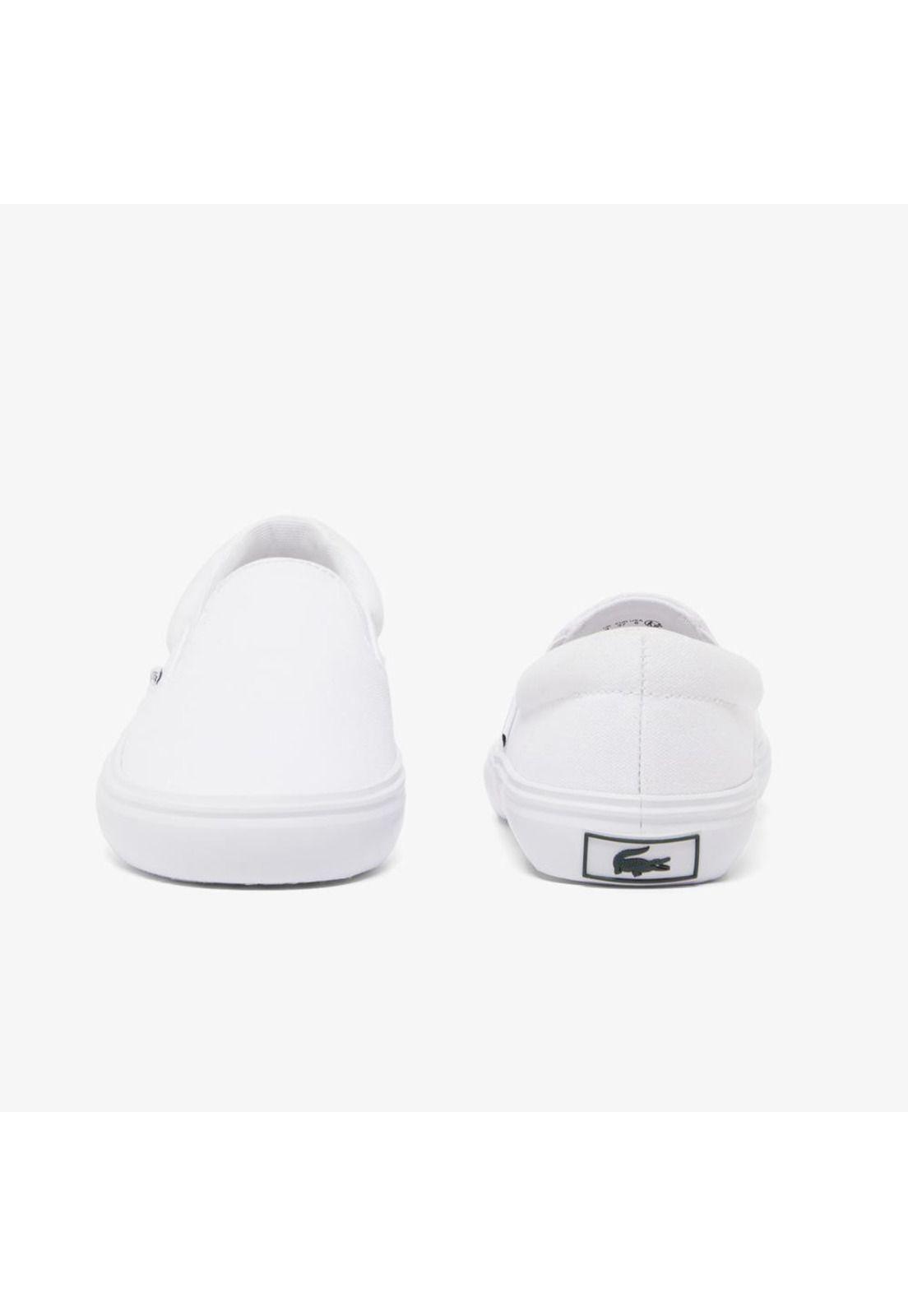 Zapatilla Urbana Hombre SLIP-ON BASE Blanco Lacoste-4