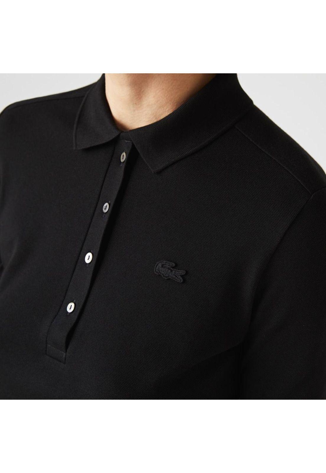 Polera Mujer Lacoste PF5464 Negro-3