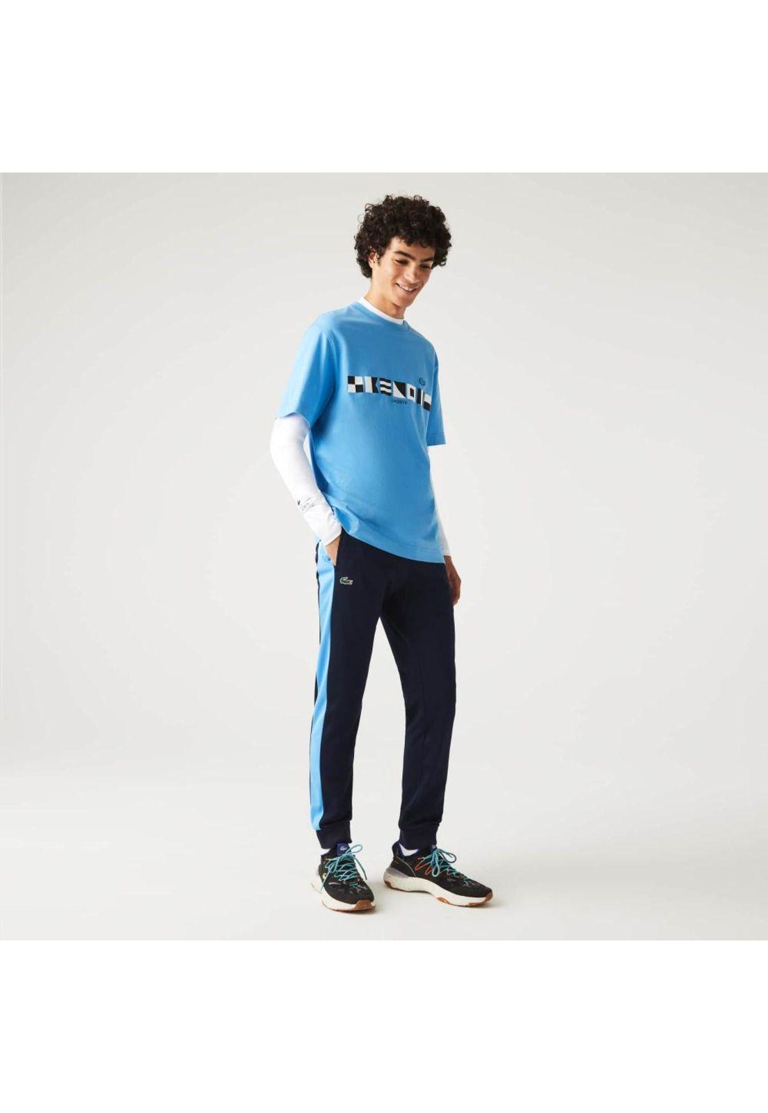 Pantalón Buzo Lacoste Xh9427 Hombre Azul-0