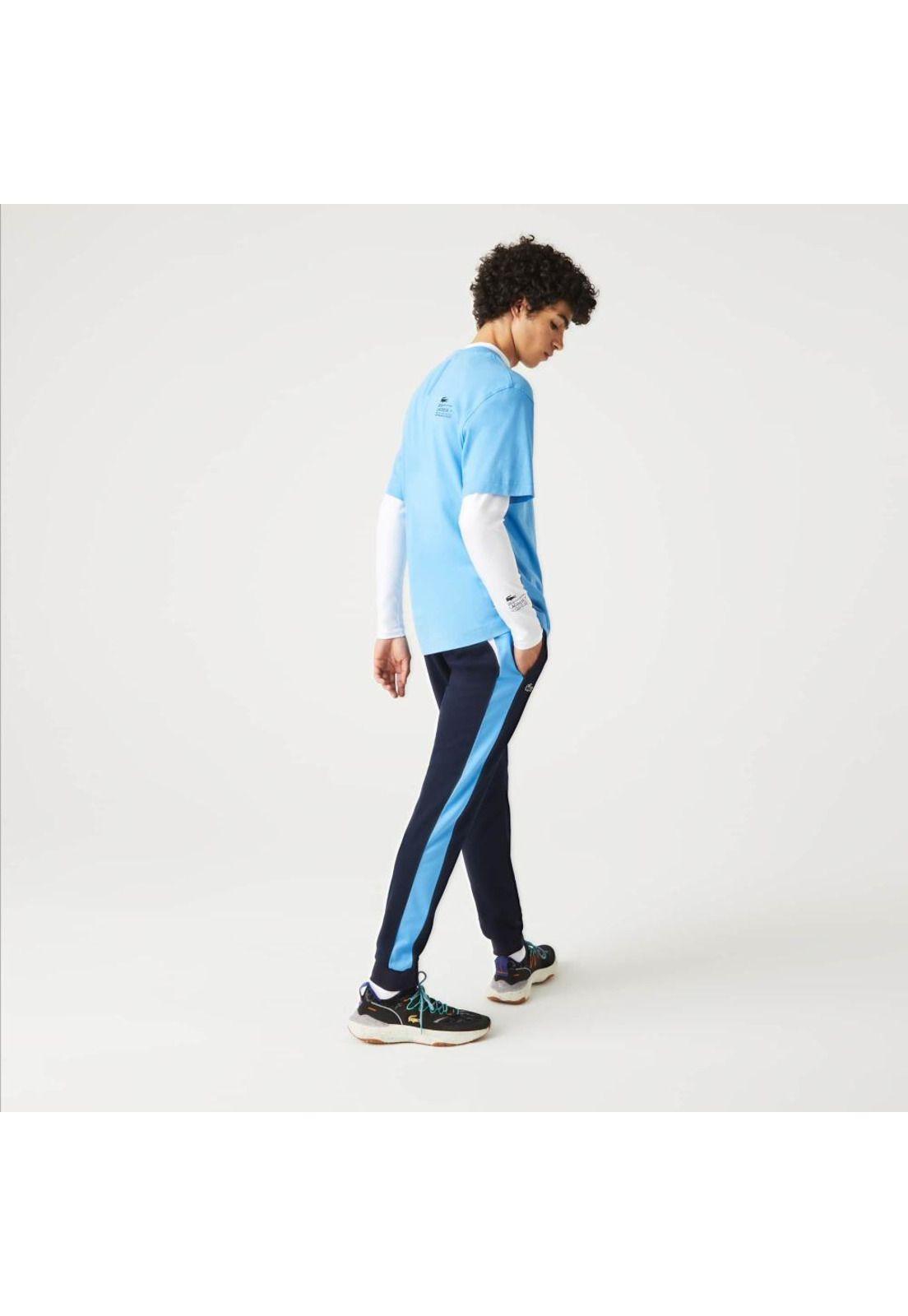 Pantalón Buzo Lacoste Xh9427 Hombre Azul-1