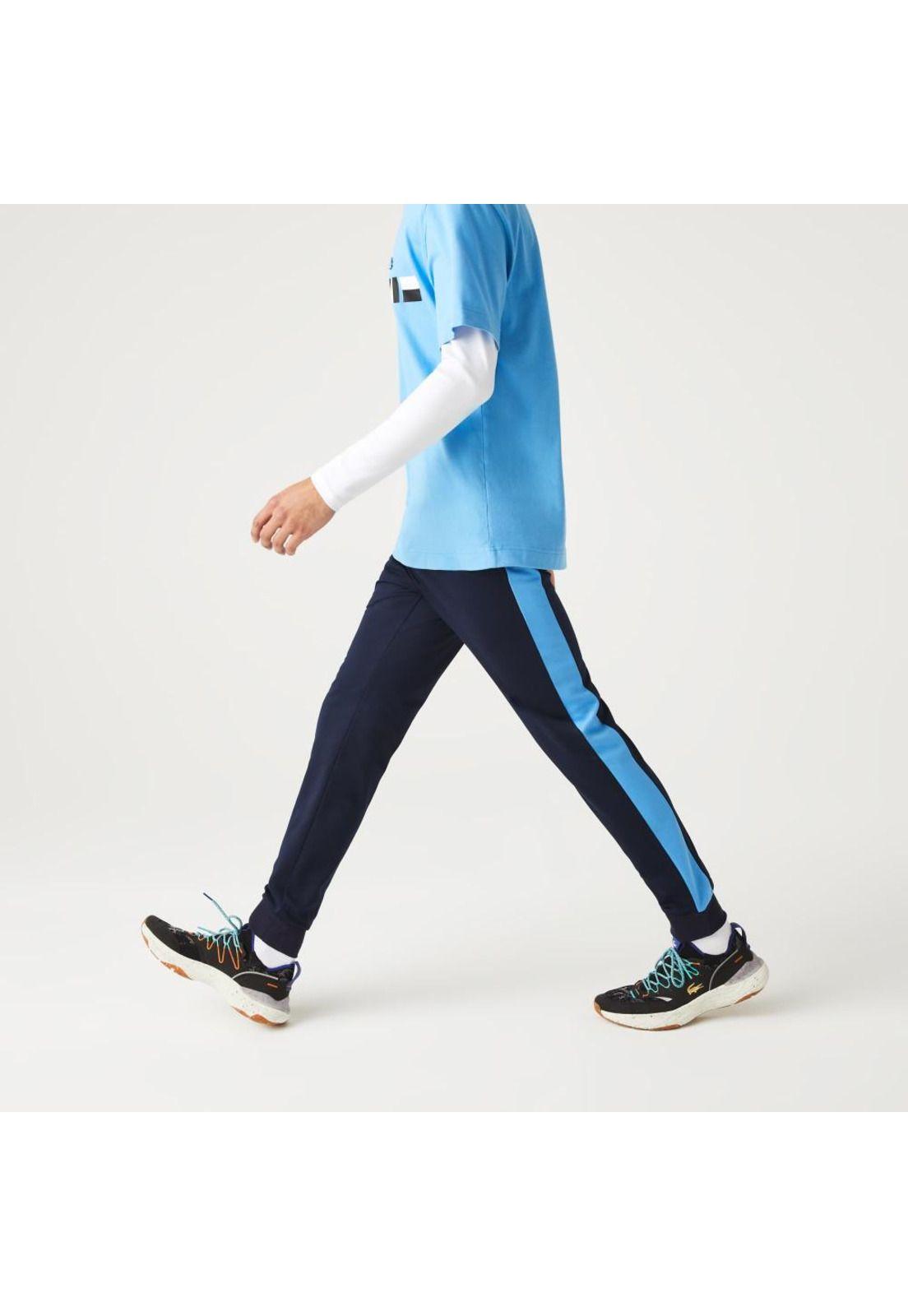 Pantalón Buzo Lacoste Xh9427 Hombre Azul-4