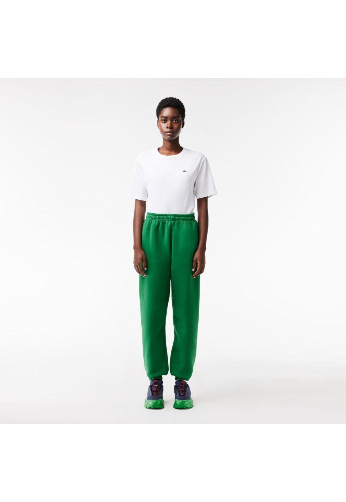 Pantalón Buzo Lacoste XF164 Mujer Verde-0