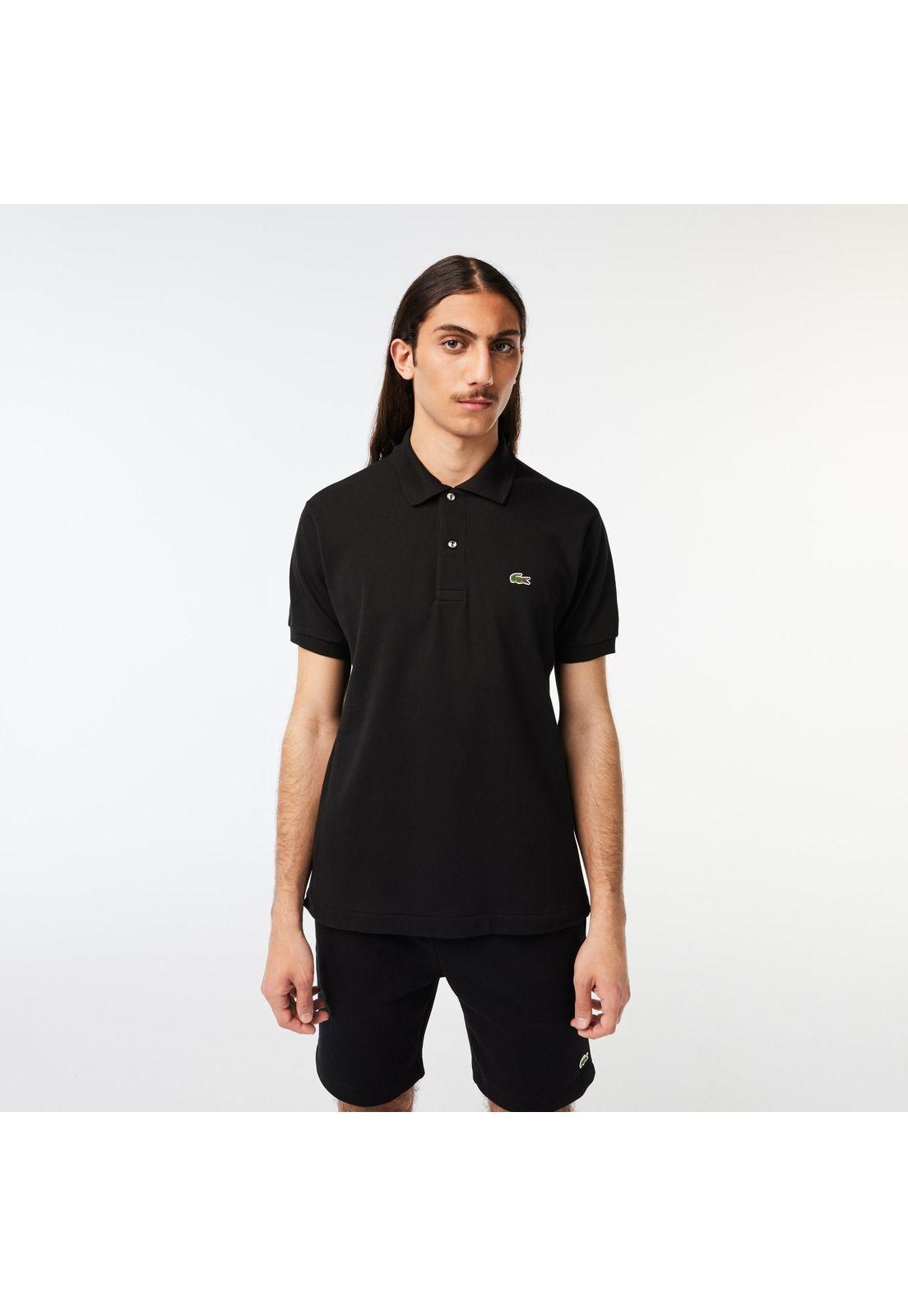 Polera Polo Lacoste L1212 Hombre Negro-0