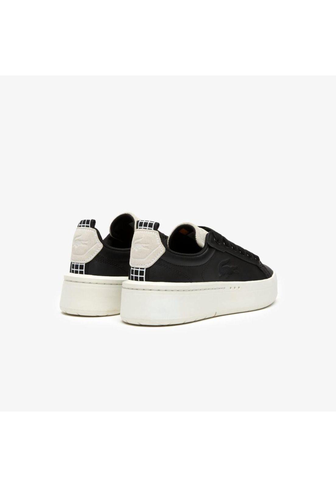 Zapatilla Lacoste Carnaby Platform Mujer Negro-2