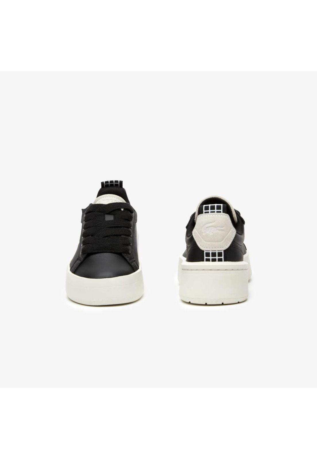 Zapatilla Lacoste Carnaby Platform Mujer Negro-4