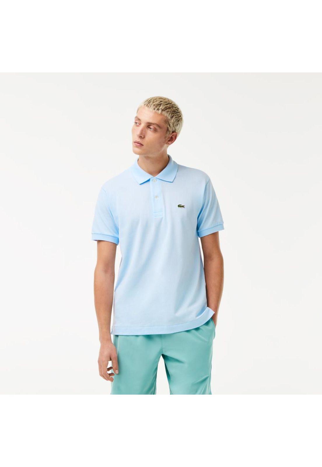 Polera Polo Lacoste L1212 Hombre Azul-0