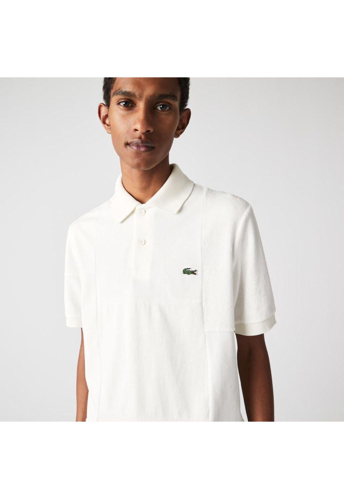 Polera Polo Lacoste DH7203 Hombre Blanco-0