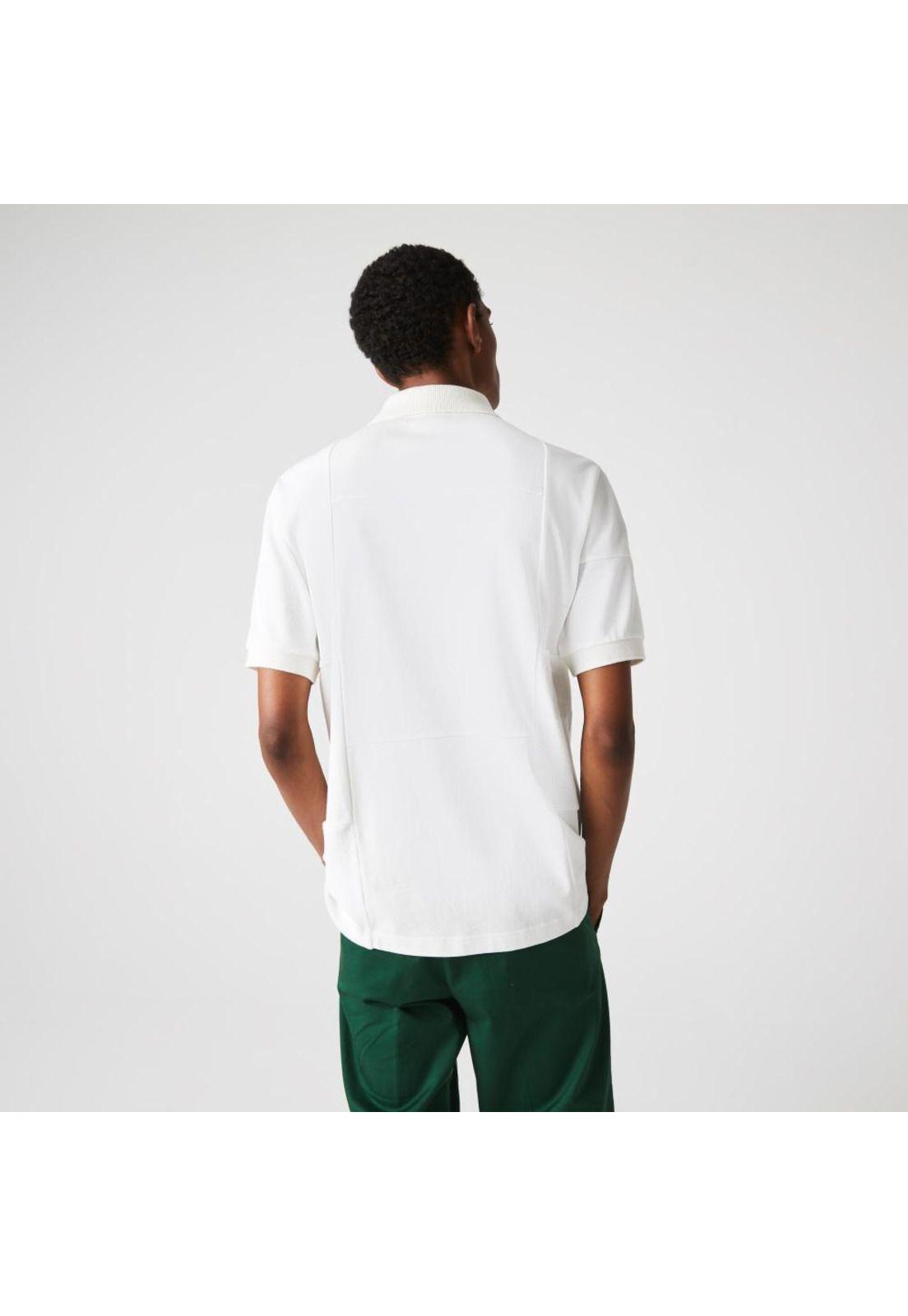 Polera Polo Lacoste DH7203 Hombre Blanco-2