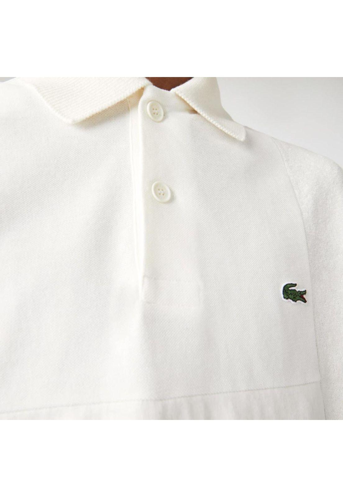 Polera Polo Lacoste DH7203 Hombre Blanco-3