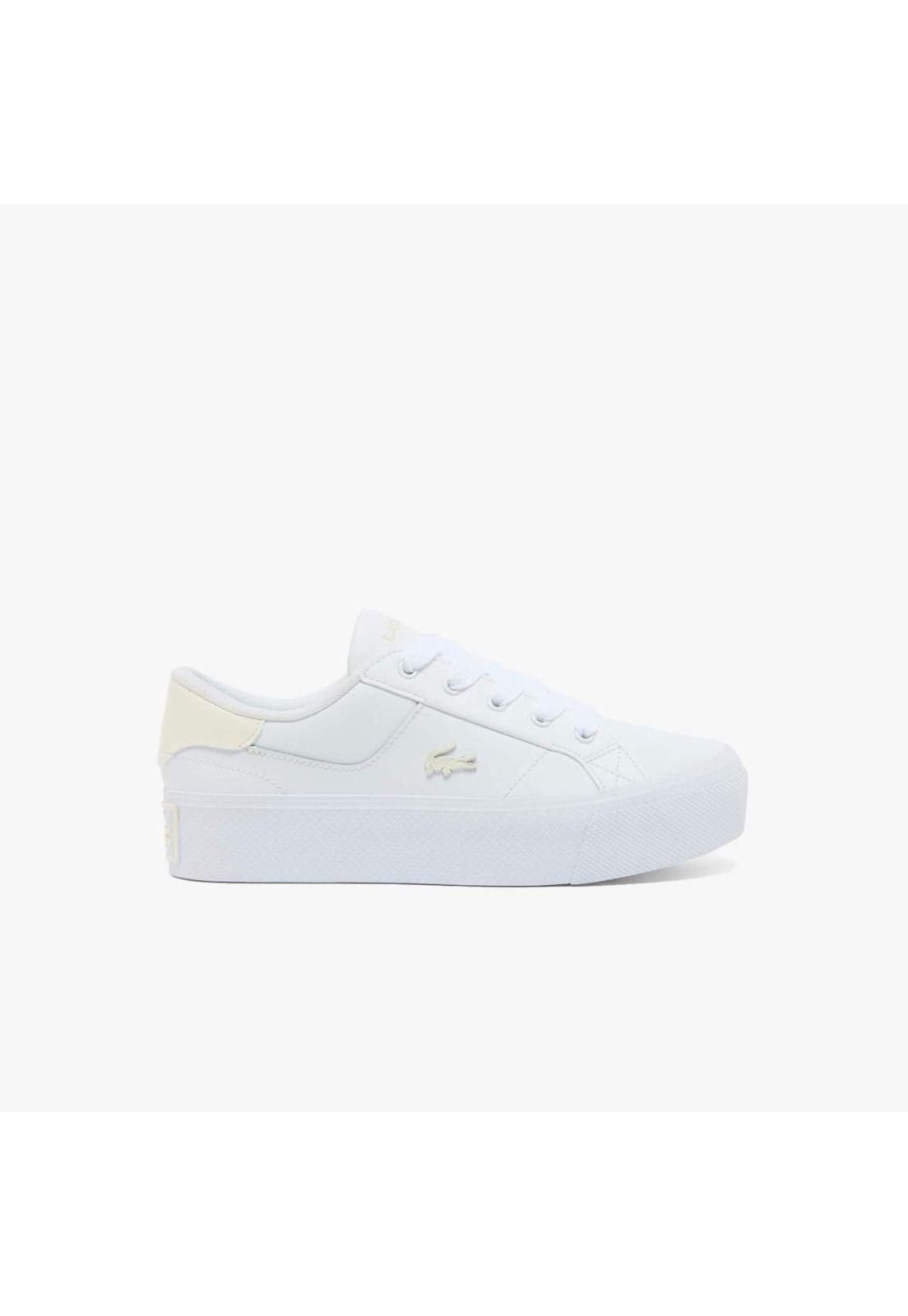 Zapatilla Urbana Mujer ZIANE PLATFORM Blanca Lacoste-0