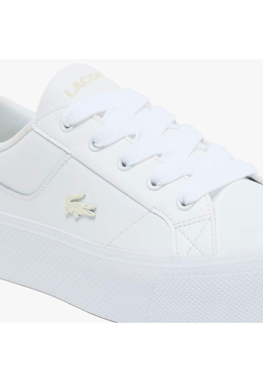 Zapatilla Urbana Mujer ZIANE PLATFORM Blanca Lacoste-5