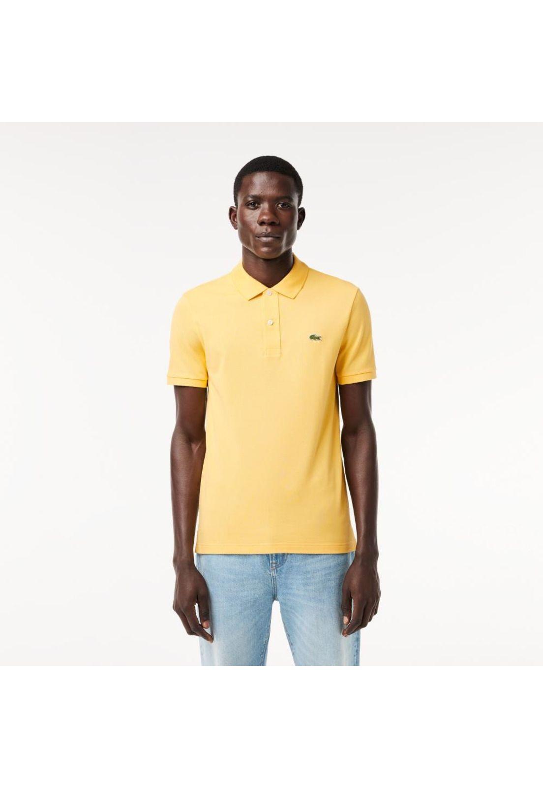 Polera Polo Lacoste PH4012 Hombre Amarillo-0
