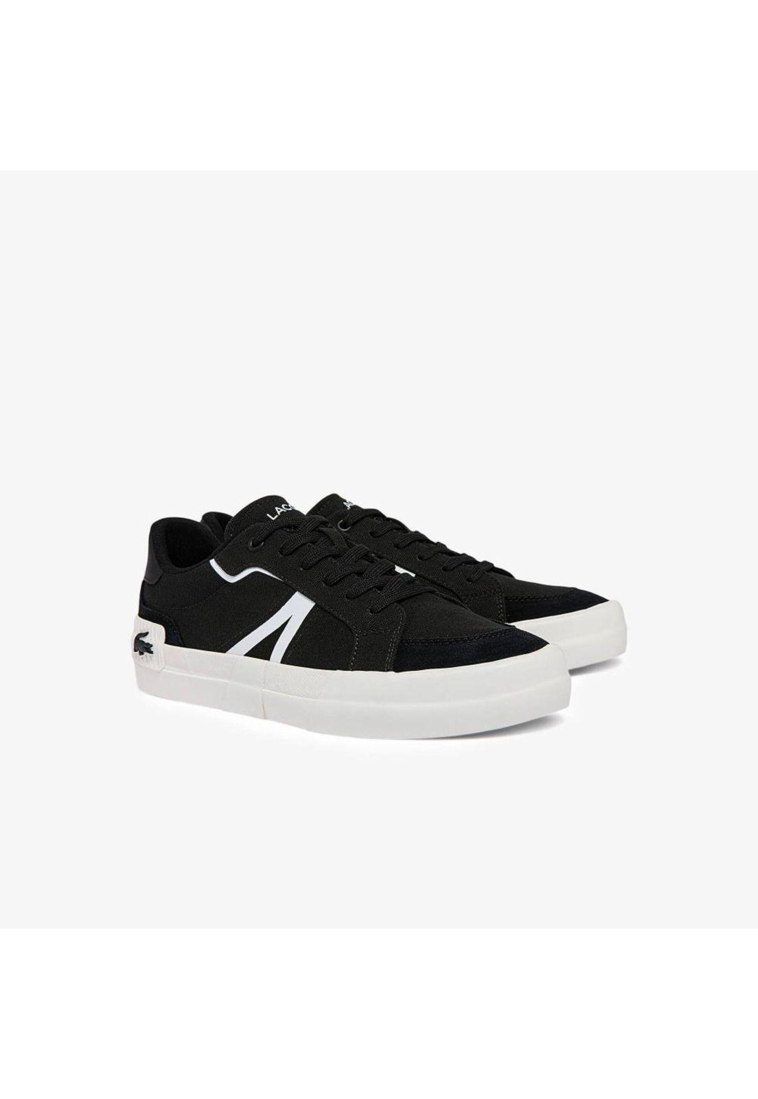 Zapatilla Lacoste L004 Hombre Negro-1
