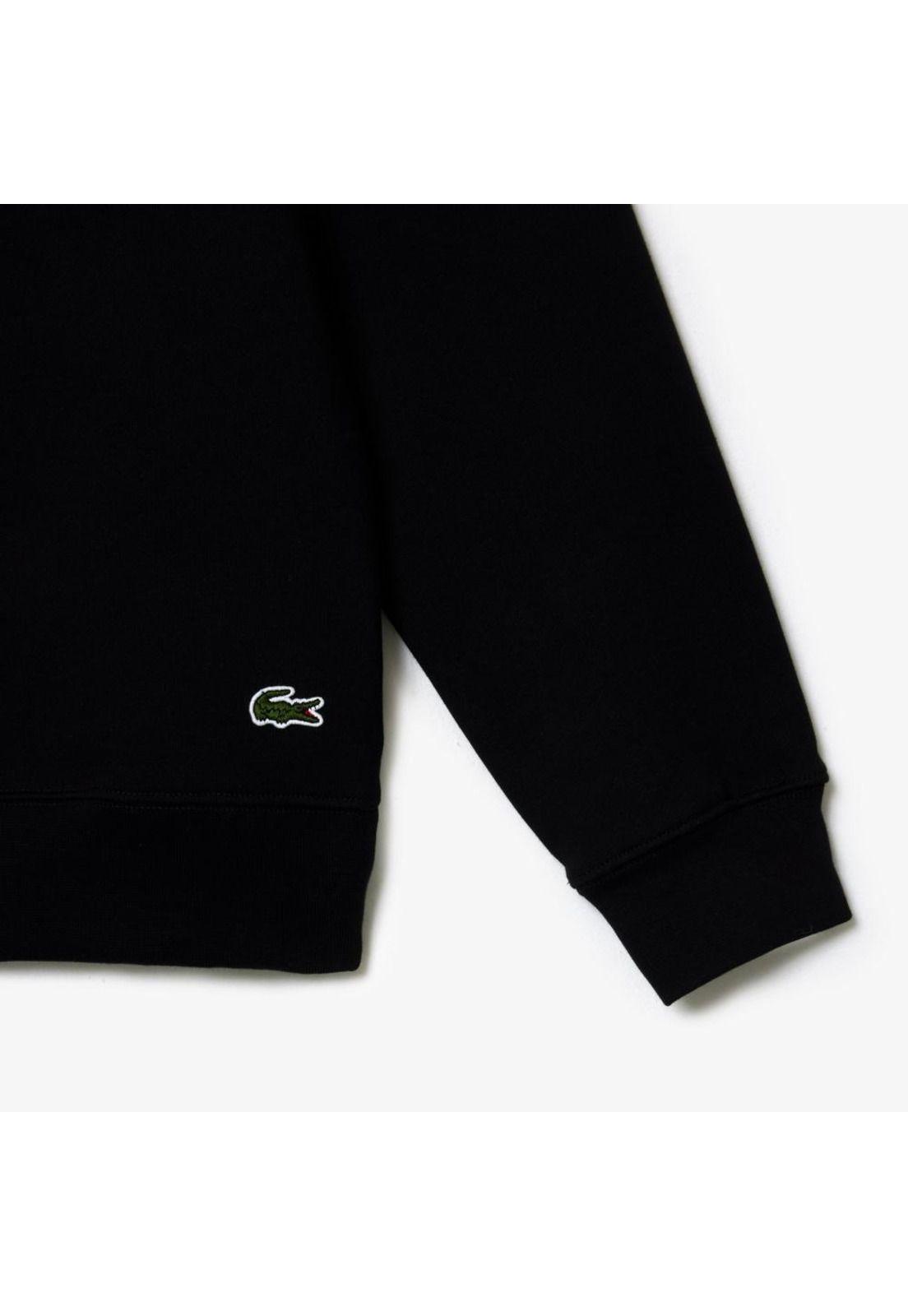 Polerón Lacoste SH1281 Hombre Negro-1
