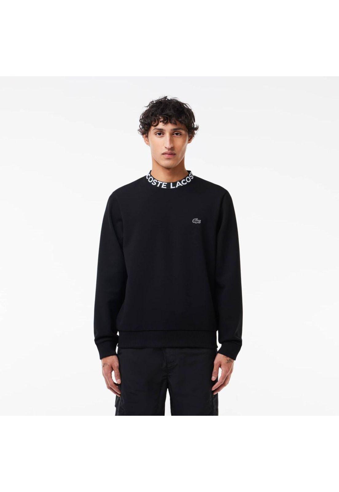 Polerón  Lacoste SH7473 Hombre Negro-0