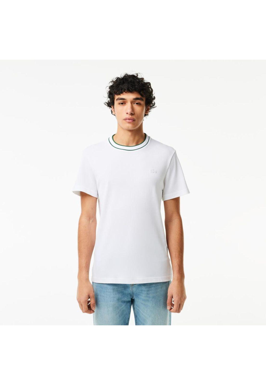 Polera  Lacoste TH8174 Hombre Blanco-0