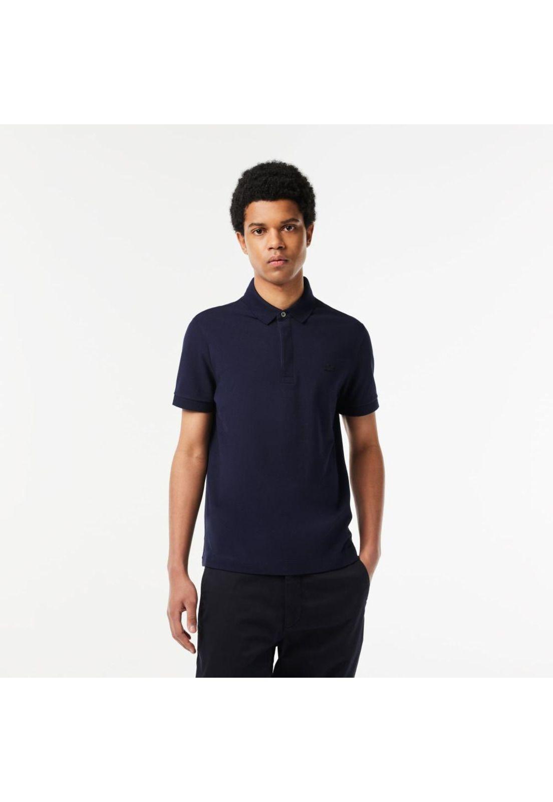Polera Polo Algodón Hombre Lacoste PH5522 Azul-0