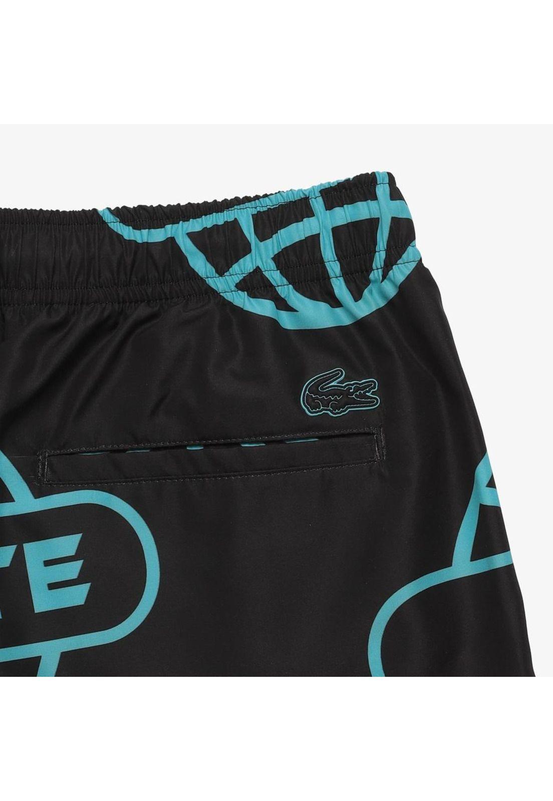 Traje de Baño Lacoste MH4586 Hombre Azul-3