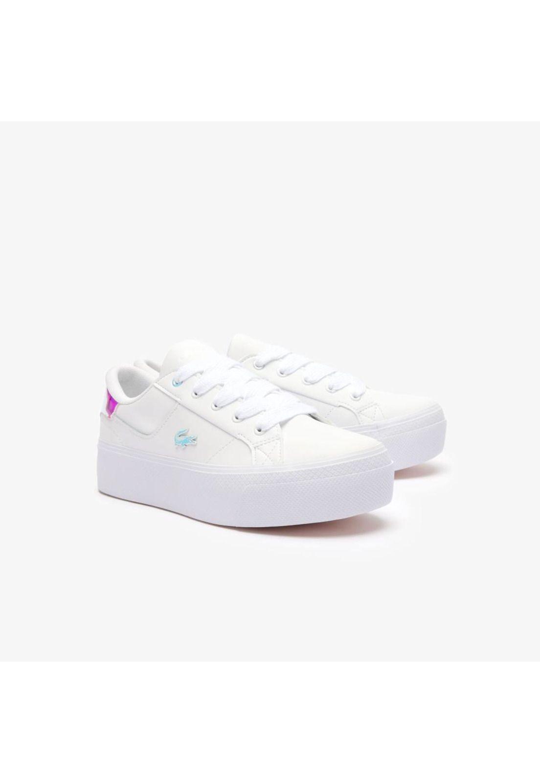 Zapatilla Urbana Mujer ZIANE PLATFORM Blanco Lacoste-1