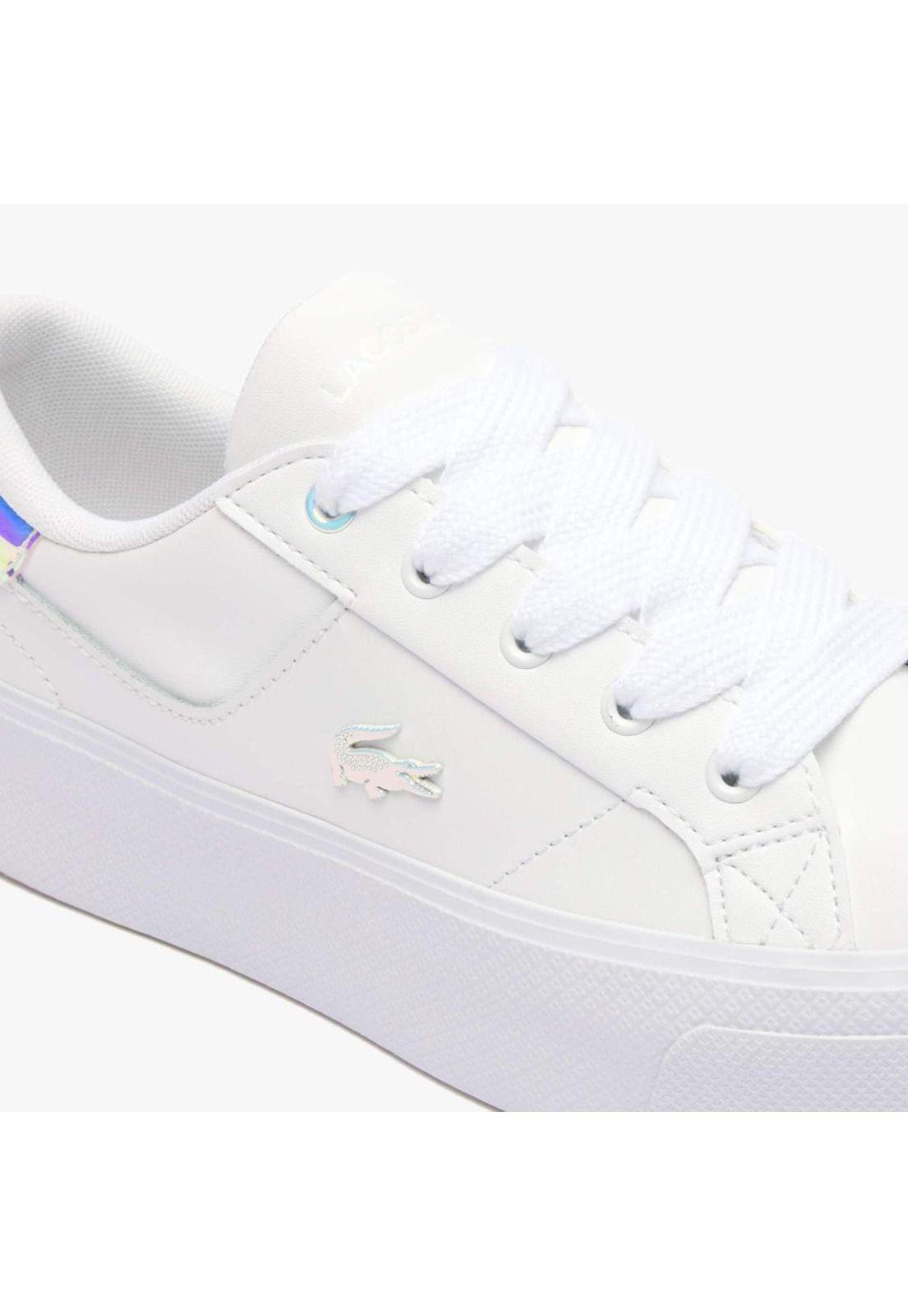 Zapatilla Urbana Mujer ZIANE PLATFORM Blanco Lacoste-5