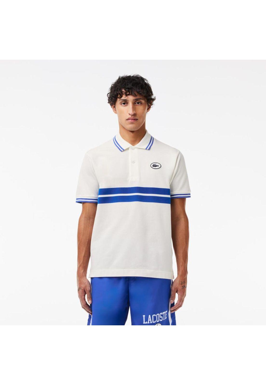 Polera Polo Manga Corta Lacoste PH7447 Blanco-0