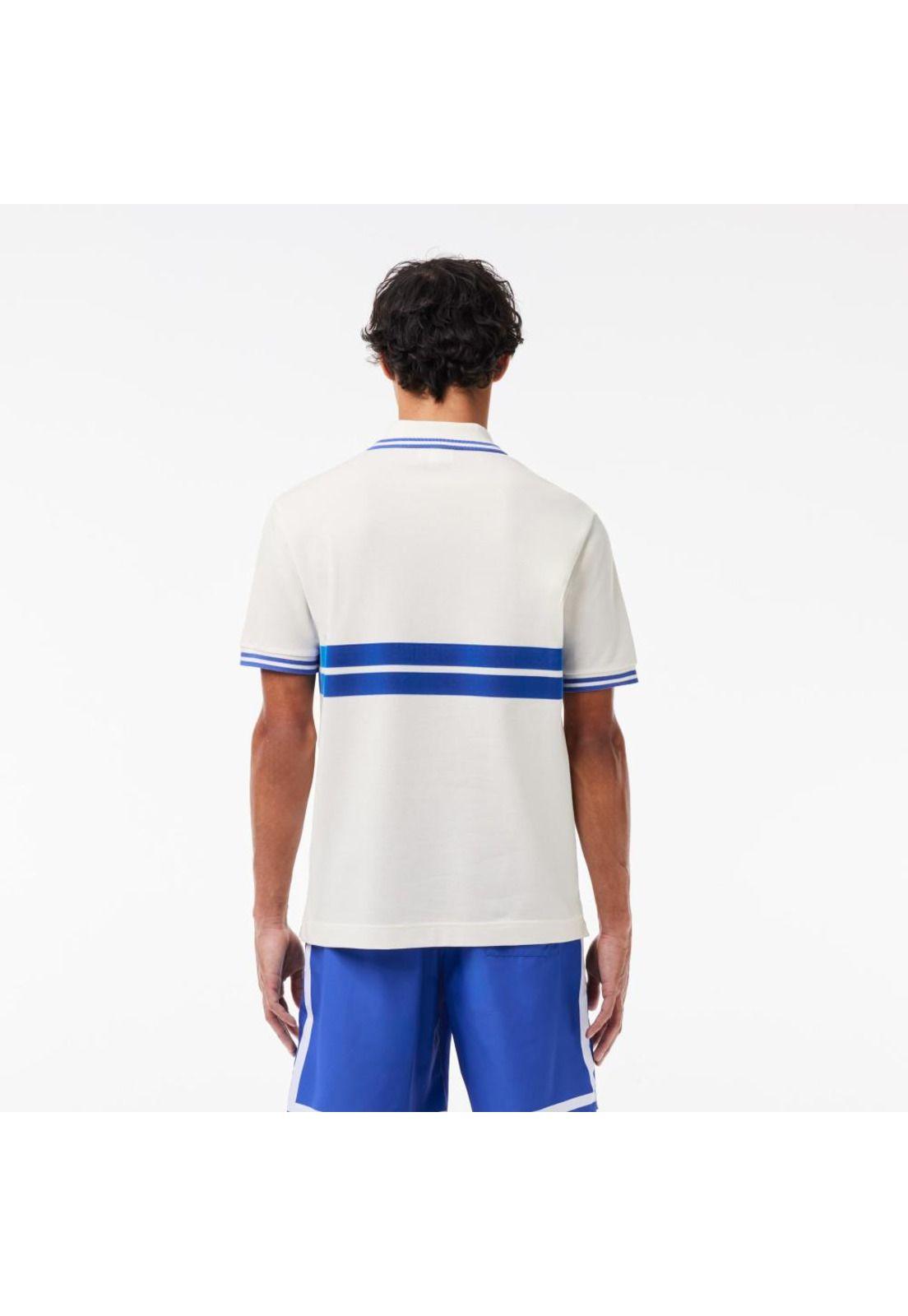 Polera Polo Manga Corta Lacoste PH7447 Blanco-2