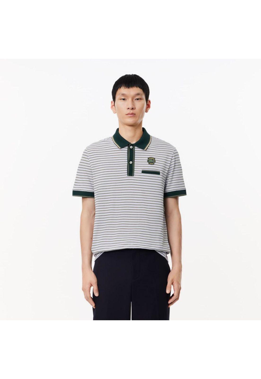 Polera Polo Lacoste PH7583 Hombre Gris-0