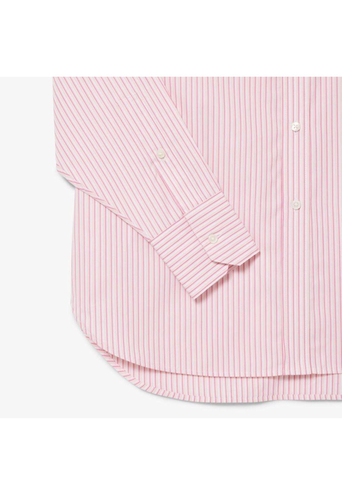 Camisa Mujer Algodón Lacoste CF0215 Rosa-3