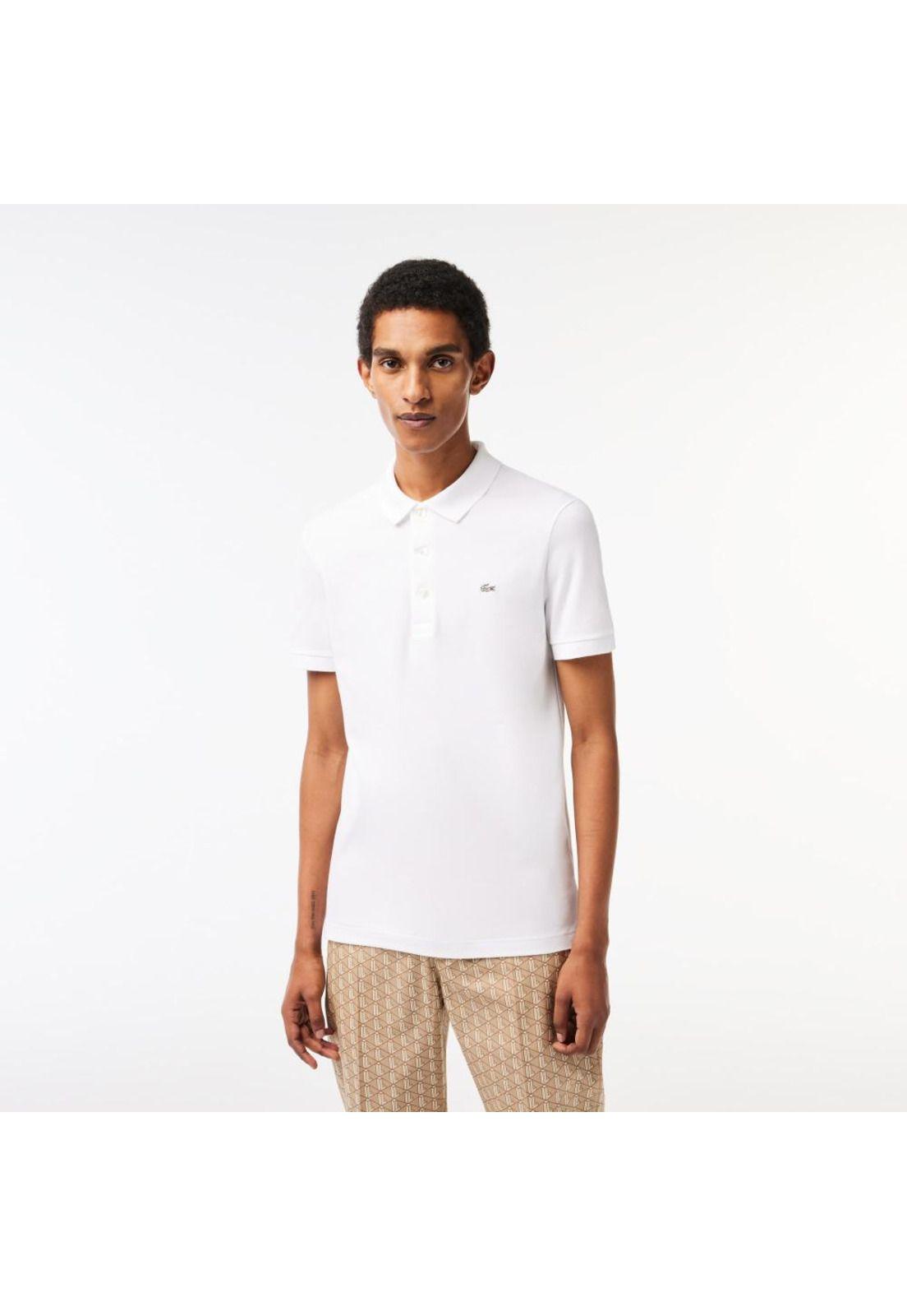 Polera Polo Lacoste PH4014 Hombre Blanco-0