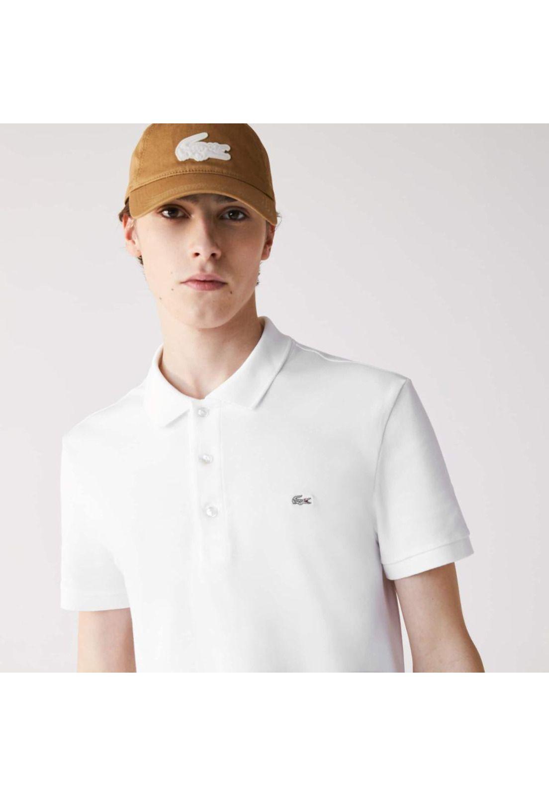 Polera Polo Lacoste PH4014 Hombre Blanco-1