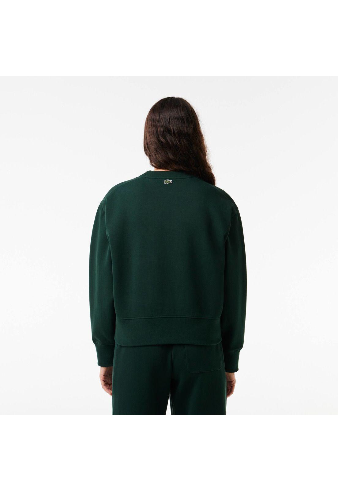 Polerón Lacoste SF7261 Mujer Verde-2