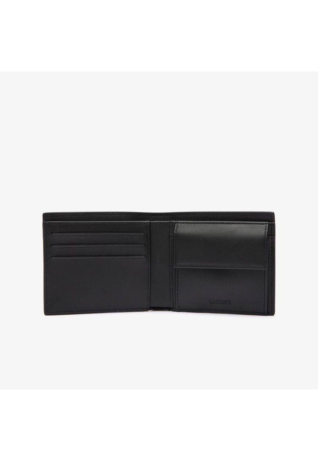Billetera Lacoste NH448 Hombre Negro-1