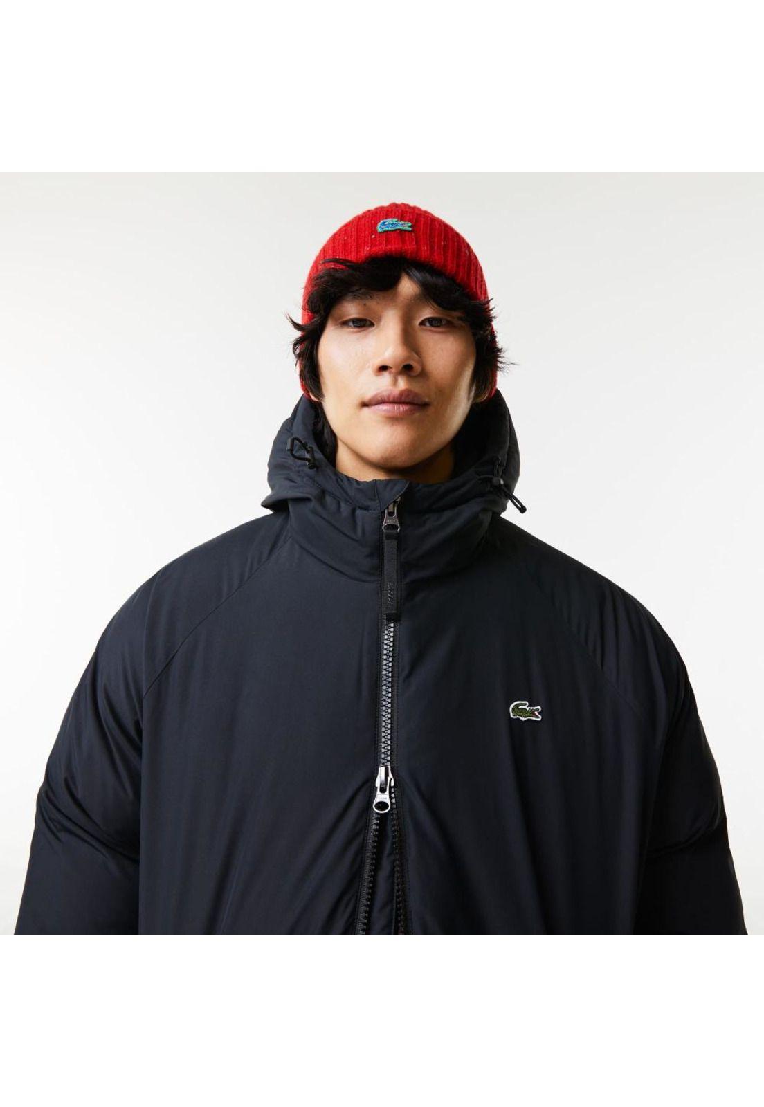Parka Lacoste Bh2381 Hombre Negro-0