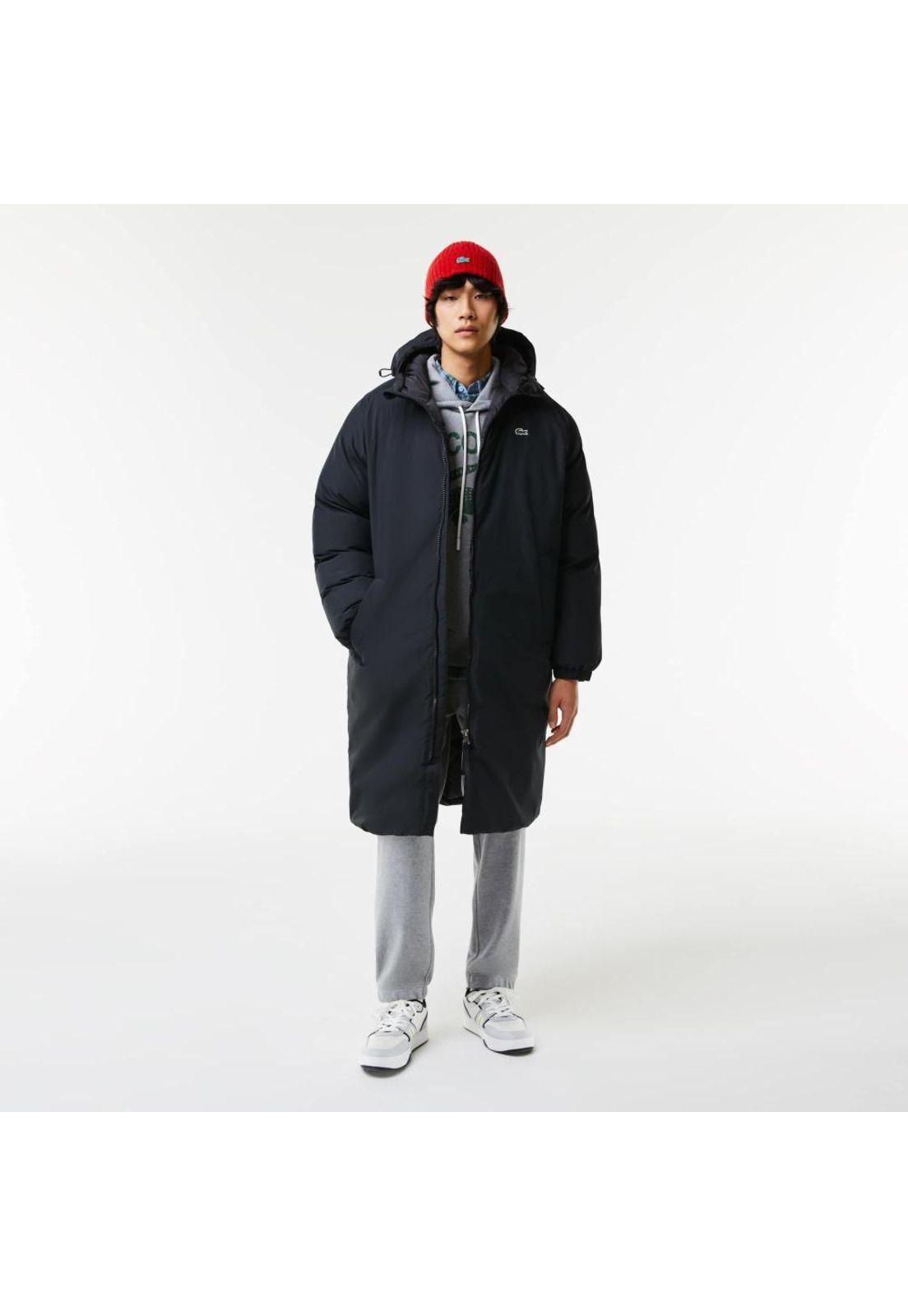 Parka Lacoste Bh2381 Hombre Negro-1