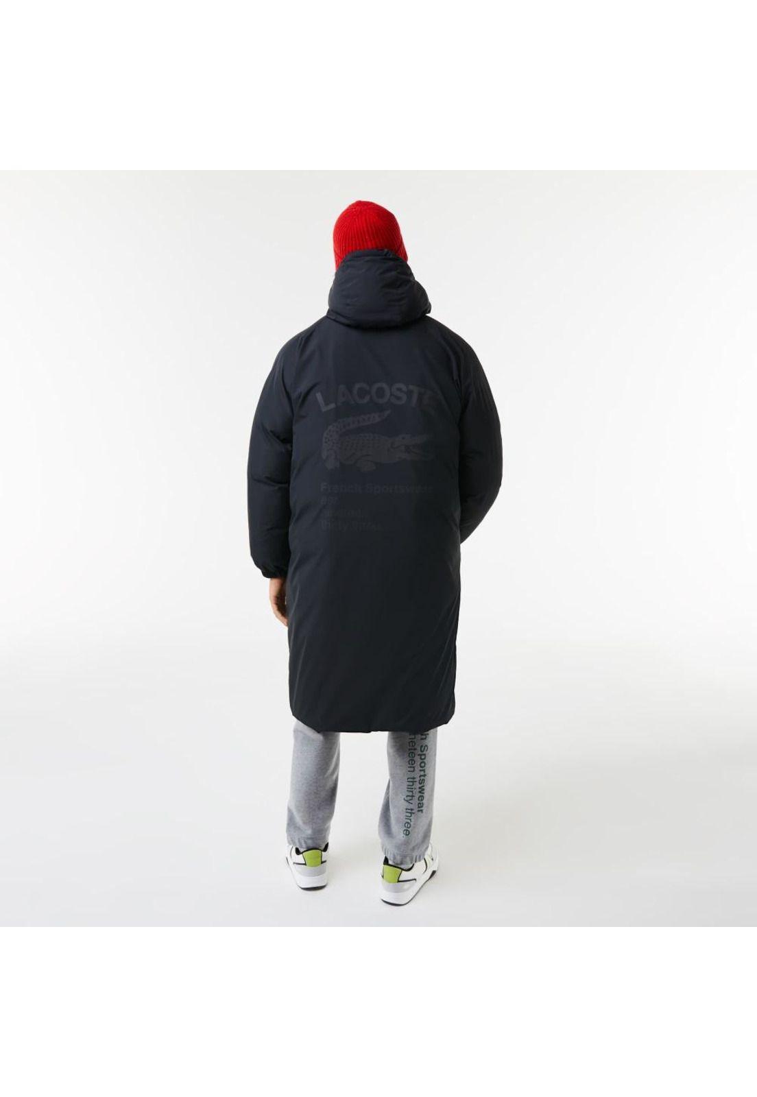 Parka Lacoste Bh2381 Hombre Negro-2