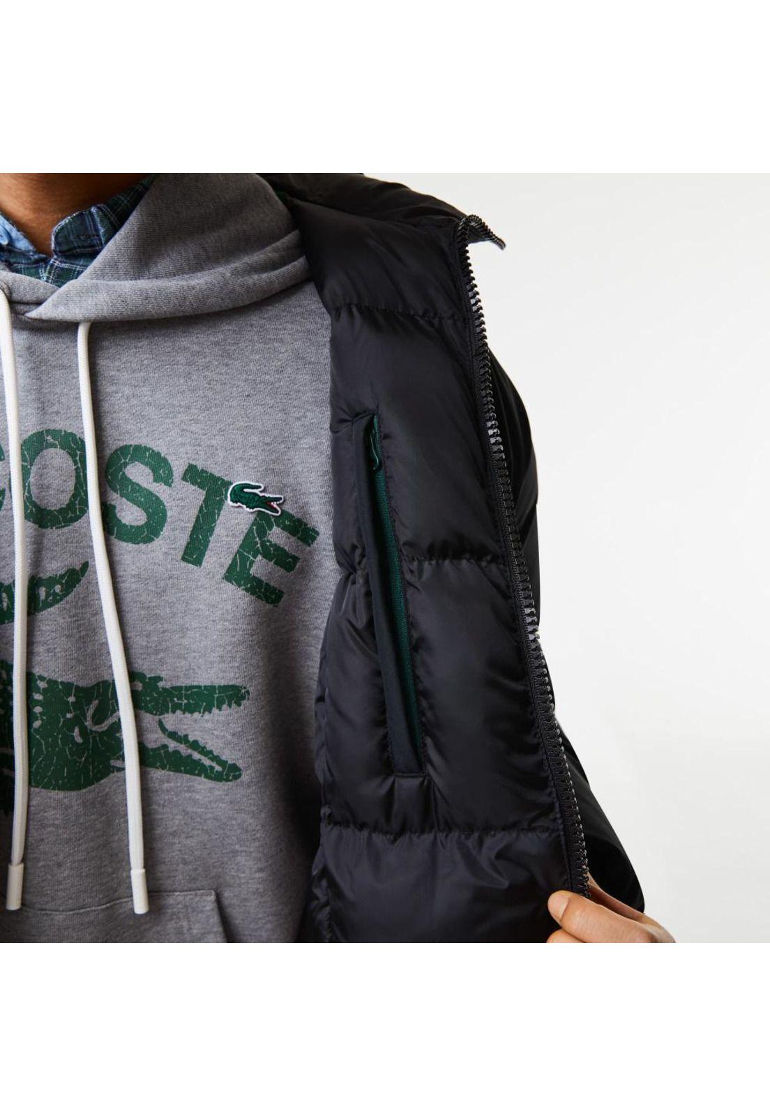 Parka Lacoste Bh2381 Hombre Negro-3