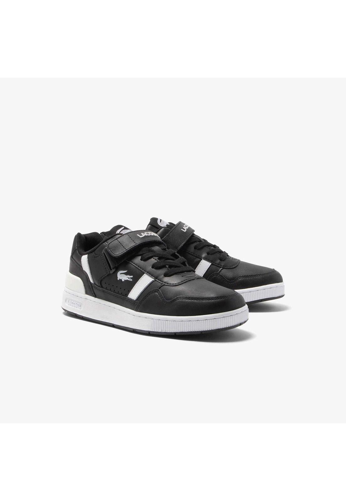Zapatilla Urbana Lacoste T-clip velcro   Mujer Negro-1
