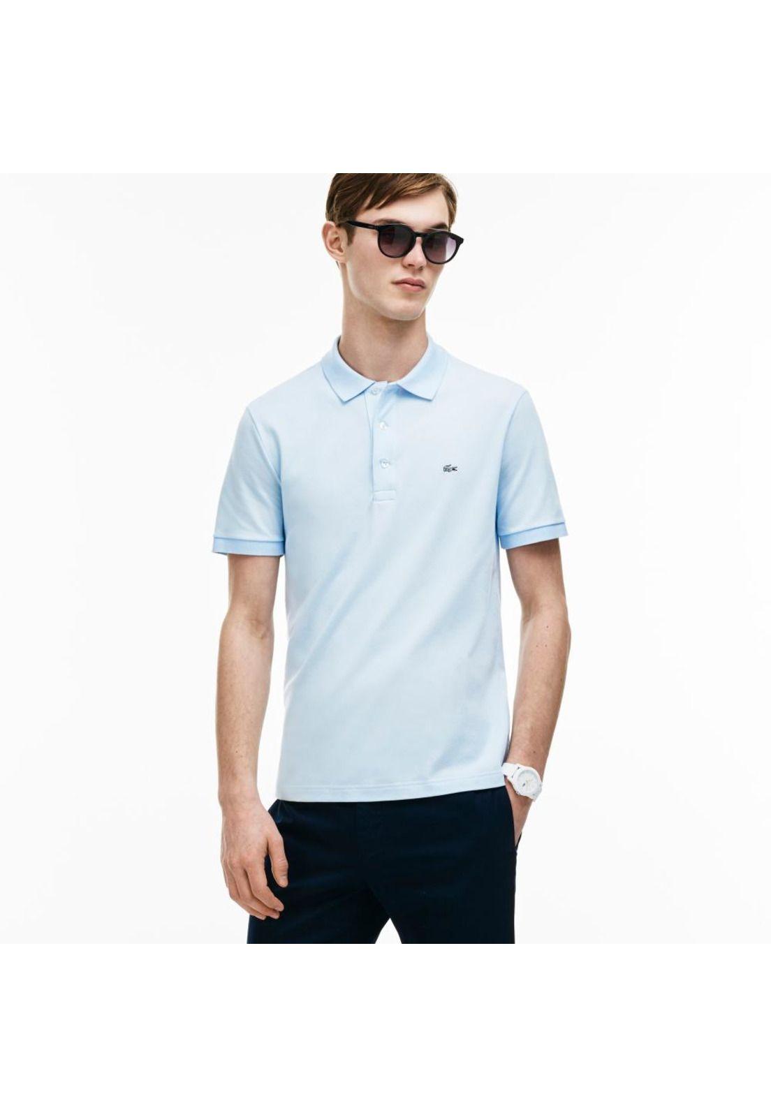 Polera Polo Lacoste PH4014 Hombre Azul-0