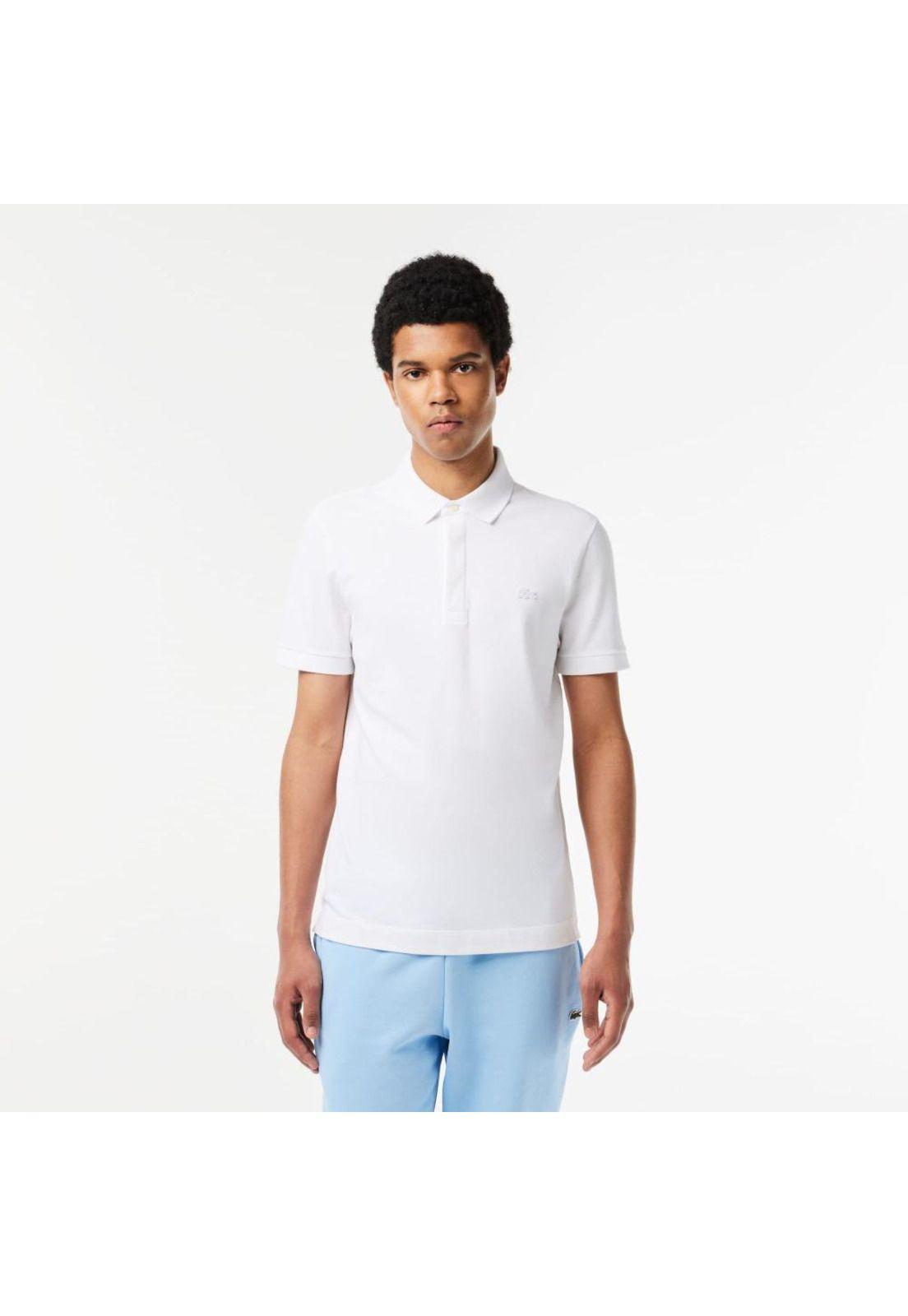 Polera Polo Algodón Hombre Lacoste PH5522 Celeste-0