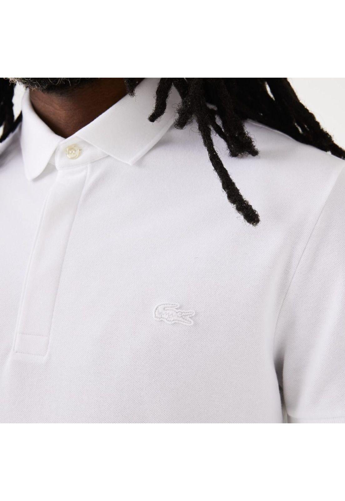 Polera Polo Algodón Hombre Lacoste PH5522 Celeste-3