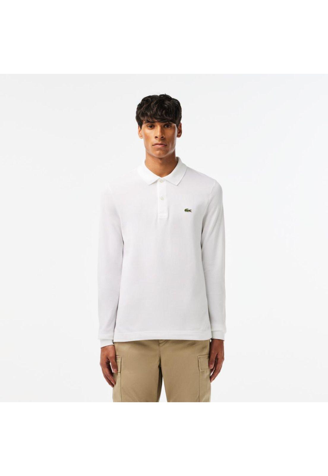 Polera Polo Lacoste PH4013 Hombre Blanco-0