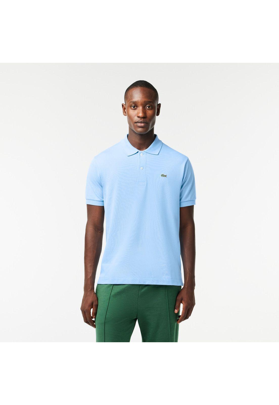 Polera Polo Lacoste L1212 Hombre Azul-0