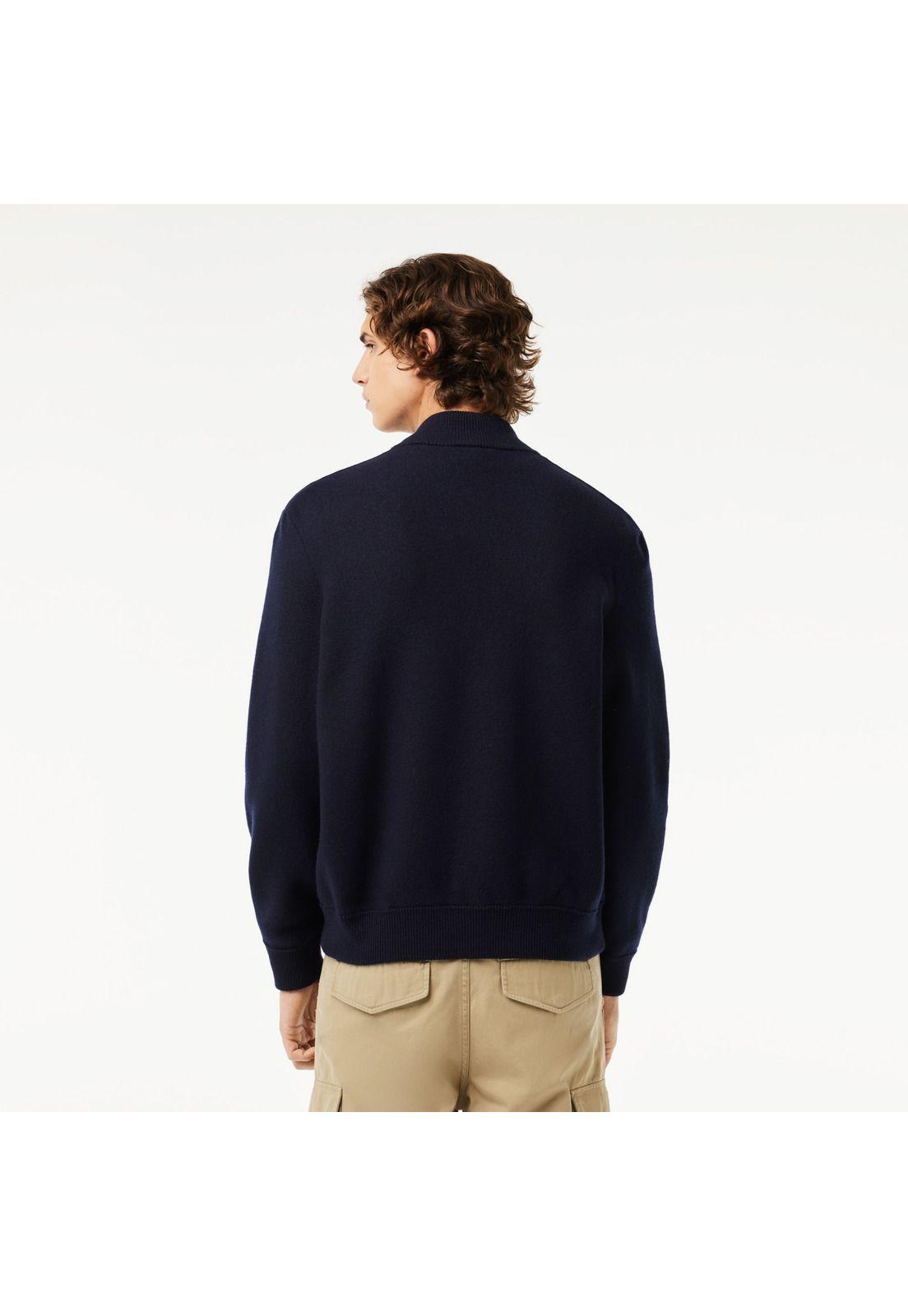 Sweater Lacoste AH1087 Hombre Azul marino-2