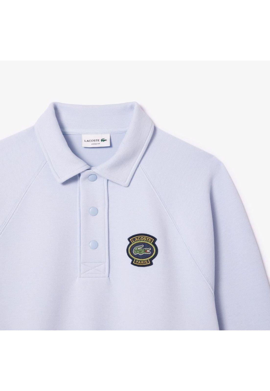 Poleron Lacoste SH7881 Hombre Gris-3