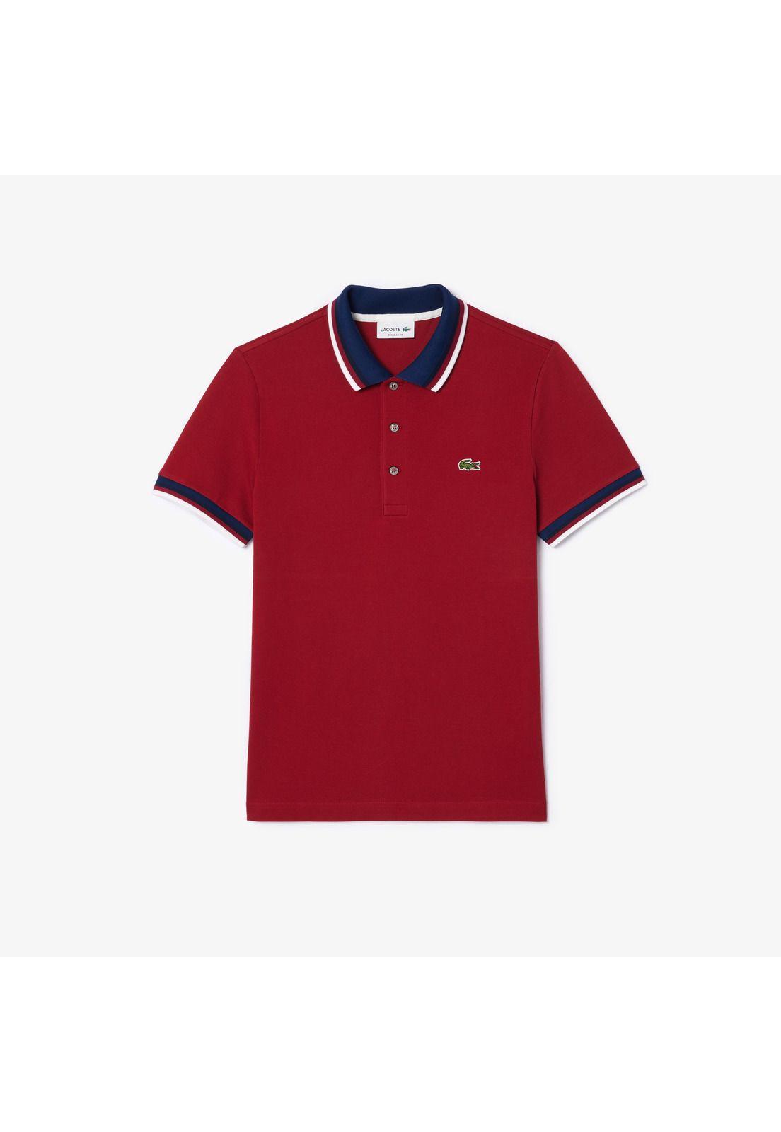 Polera Polo Lacoste PH3461 Hombre Rojo-2
